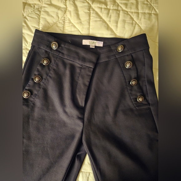 LOFT Pants - LOFT Black- The Sutton Skinny Style Dress Pants